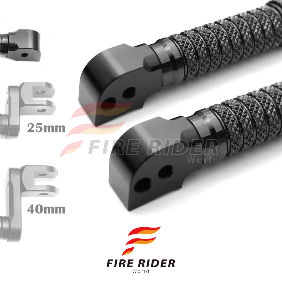 Estriberas traseras FRW CNC 6 colores para Kawasaki Ninja 250R 08-12 08 09 10 11 12 Foto 2 de 3