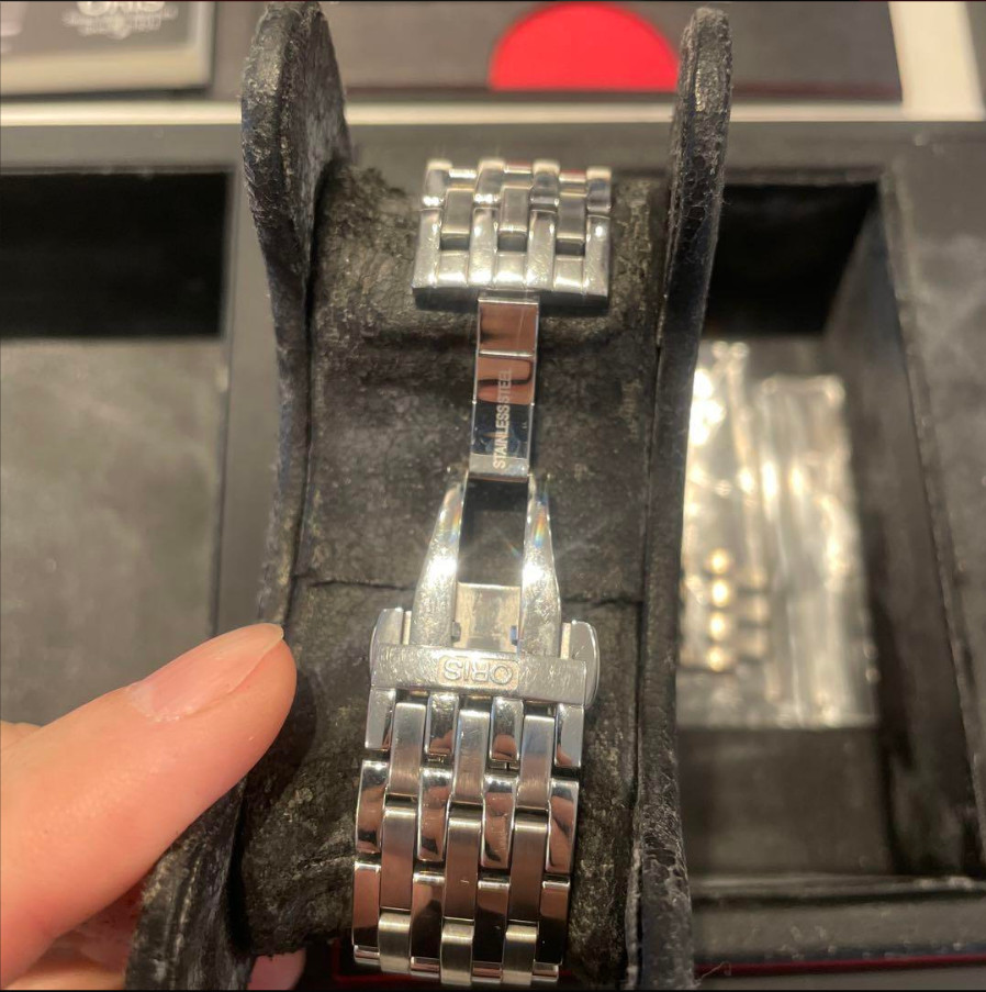 ORIS Rectangular Men's Watche Automatic Stainless… - image 6