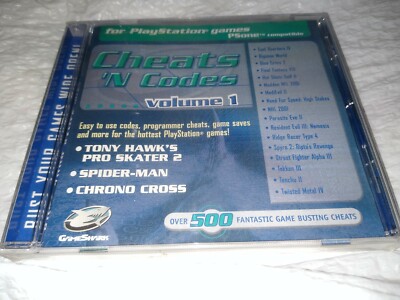 Cheats 'N Codes Volume 1 (2000) Brand New Factory Sealed USA Playstation PS1 