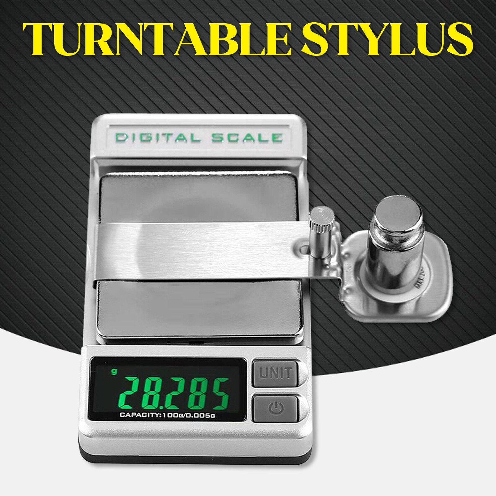 FOR  Audio Record-Level Turntable Stylus NewTracking Force Gauge/Scale