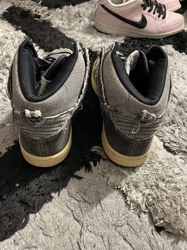 Size 10 - Nike Dunk Hi Denim High - 312423-001 - Picture 4 of 5