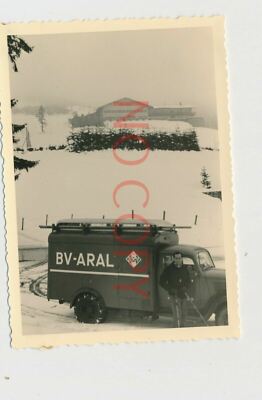 Photo Truck Advertising BV Aral Tanker Truck Winter #10