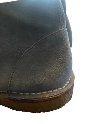 Frye Bailey Chukka Boots Frye Womens Suede Leather Blue Bailey Chukka Boots Size 9.5  main image 2
