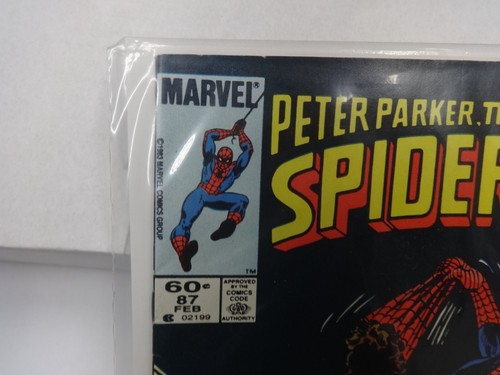 Cómic espectacular Spider-Man # 87 en estado bastante bueno/casi nuevo Marvel Black Cat Goblin 24 J270 - Imagen 2 de 5