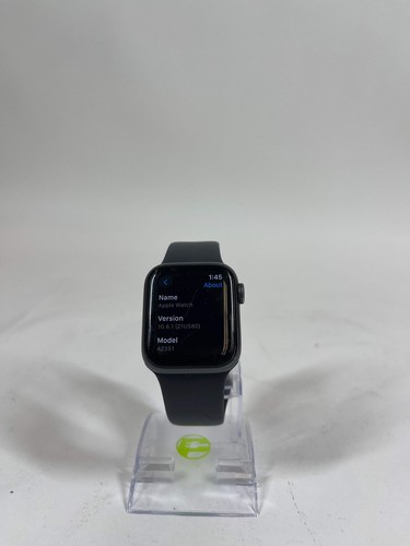 GPS Only Apple Watch SE 2nd Gen 40MM Black Aluminum Black Sport Band MYDP2LL/A - Zdjęcie 4 z 6