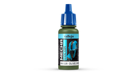 (474,71€/1L) Vallejo Mecha Color 028 Olive Green 17Ml Airbrushfarbe