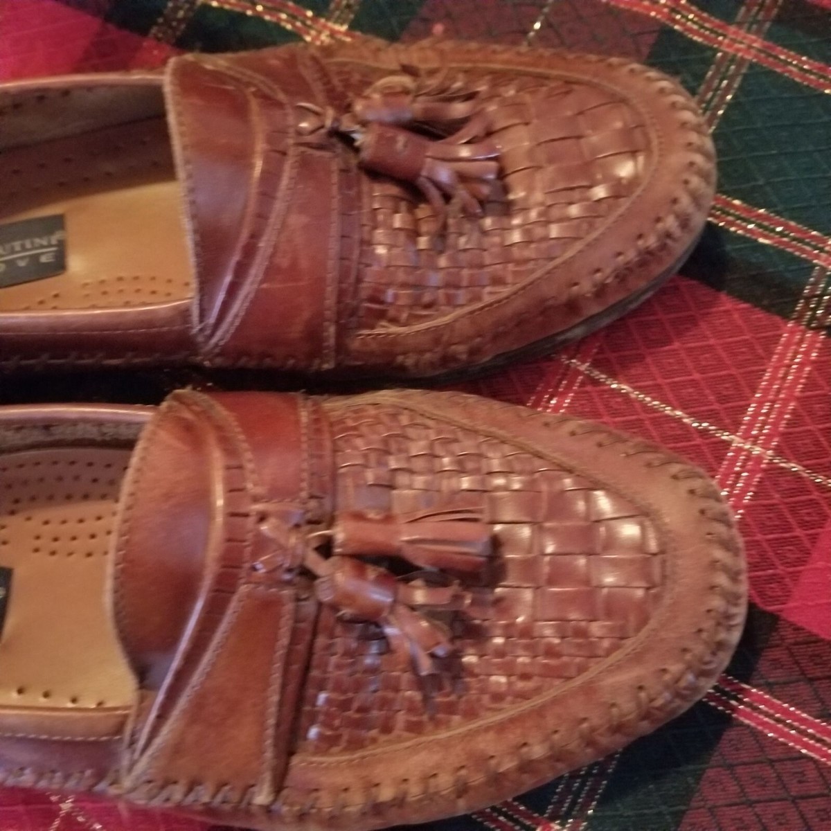 Giorgio Brutini Le Glove Brown Leather Tassel Feather Upper Slip On Loafer Shoe GIORGIO BRUTINI Men main image 2