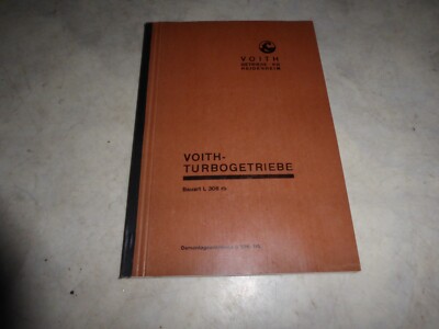 Montageanleitung Turbogetriebe L 306 rb von Voith
