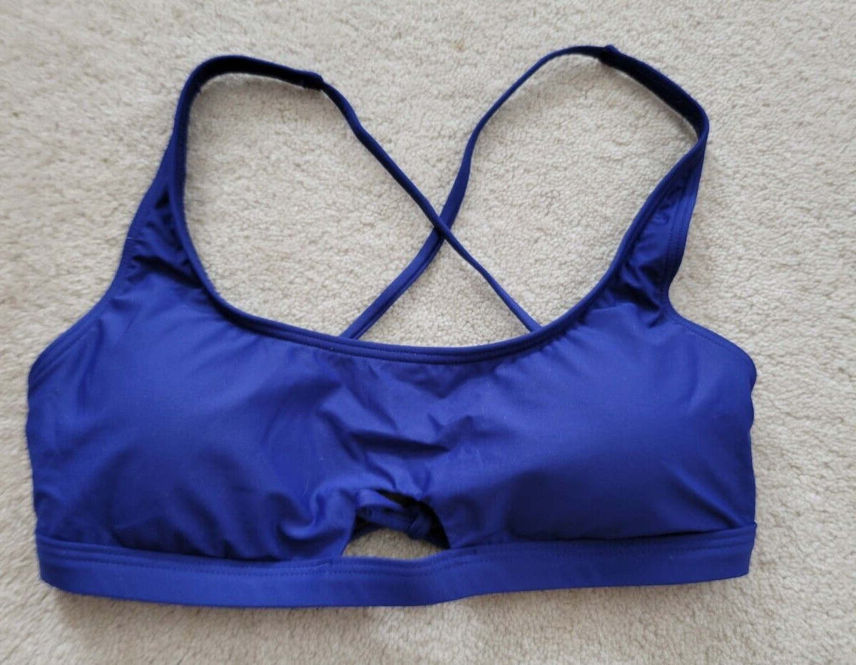 (取寄) サンセット レディース ブランディ ブラレット Sunsets women Brandi Bralette Indigo Sunsets Brandi Bralette Bikini Swim Top Sz Small Multi-Look New