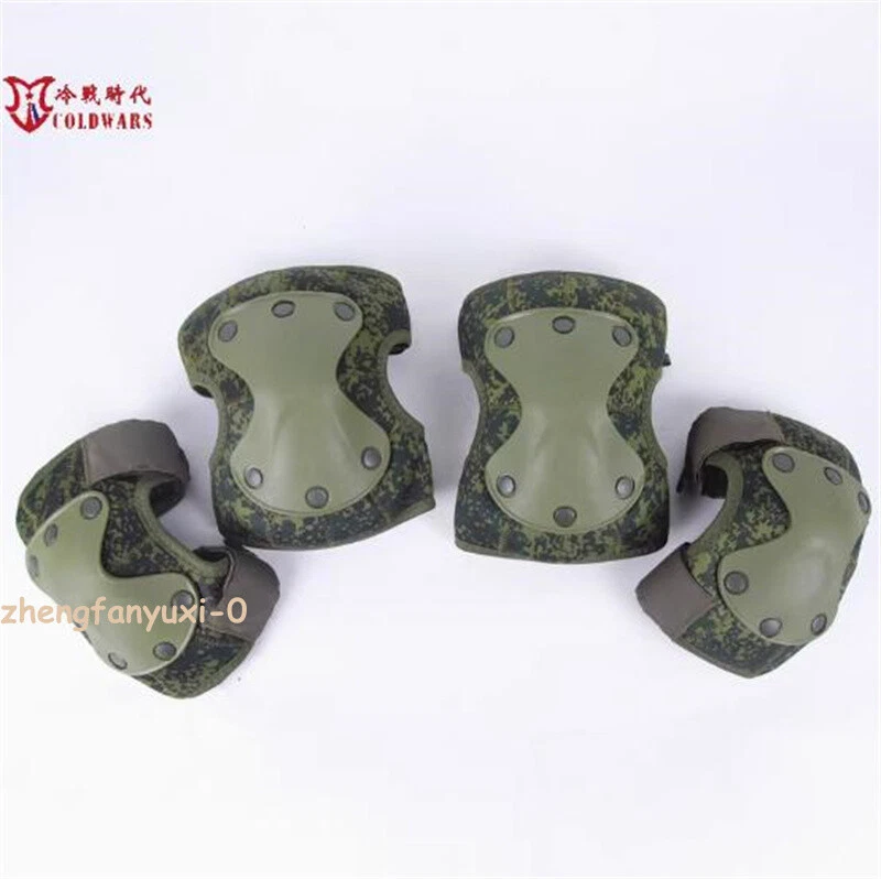 Conjunto de rodilleras de equipo de protección táctica ruso 6B51 segunda generación EMR - Imagen 3 de 4