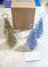 Christmas Tree Place Card Holder Vintage Avo...