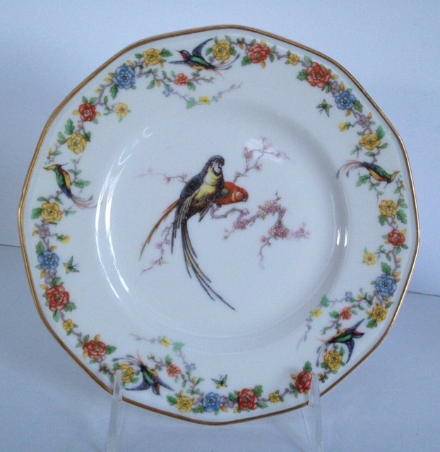 Theodore Haviland Limoges France Arcadia (with Birds) Salad Plate Made