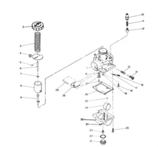 Carburetor For Kawasaki KDX80 1980-1988 off-road motorcycle