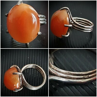 Bague Vintage Fantaisie Créateur - Taille 52 - Occasion En Bon état - Style Rétro