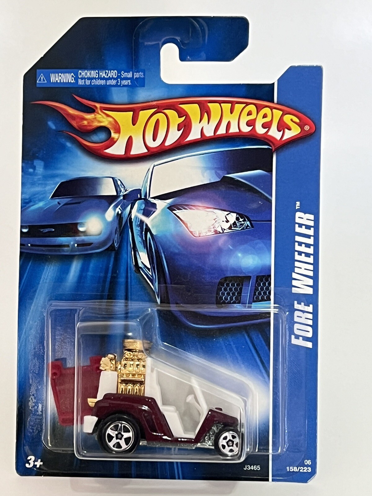 HOT WHEELS 2006 158/223 FORE WHEELER - ERROR: Top of the cart is not attached