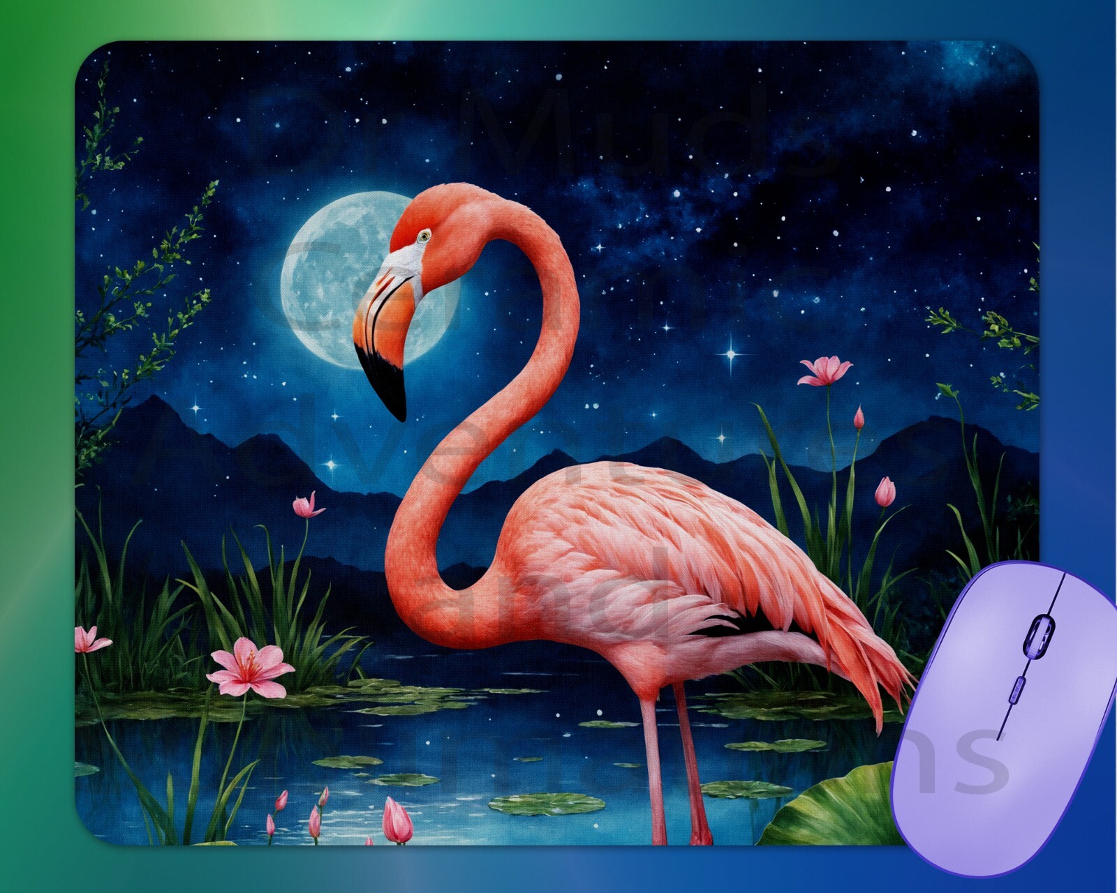 SOLO FLAMINGO mouse pad mousepad