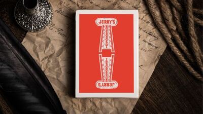 Jerry's Nugget (Atomic Red) markierte monotone Spielkarten, sehr sammelwürdig