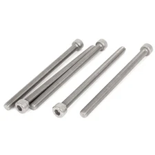 5pcs M8 x 120mm 1.25mm Pitch 304 Stainless Steel Hex Socket Head Cap Screws