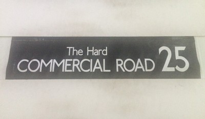 Portsmouth Area Bus Blind 36'' - 25 The Hard Commercial Road