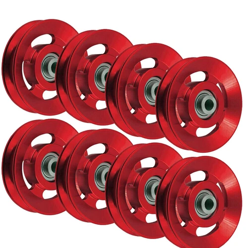 13/26Pc 88MM Universal Aluminum Bearing Pulley Wheel Cable Gym Fitness Equipment - Picture 8 of 24