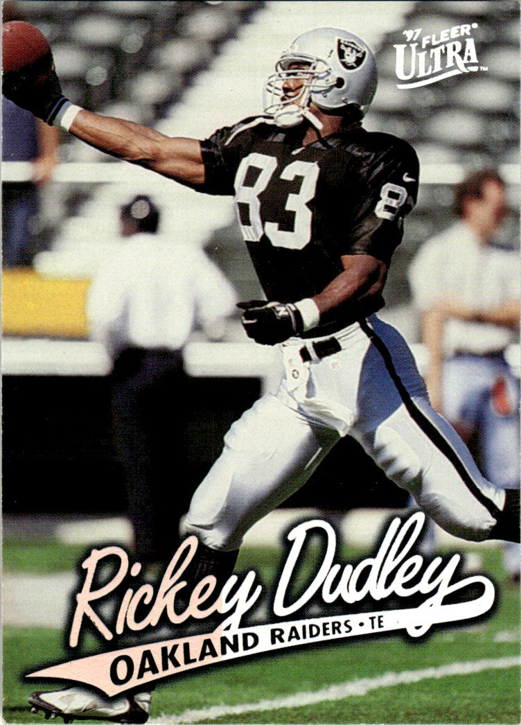 1997 Ultra Rickey Dudley Oakland Raiders #156 9647