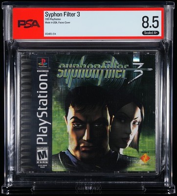 Syphon Filter 3 Playstation 1 Sealed Graded PSA 8.5
