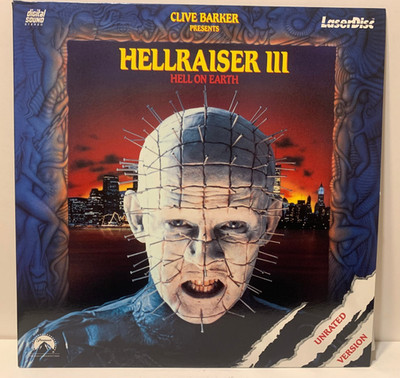 Hellraiser 3 III Hell On Earth 12'' Laserdisc Videodisc 1992