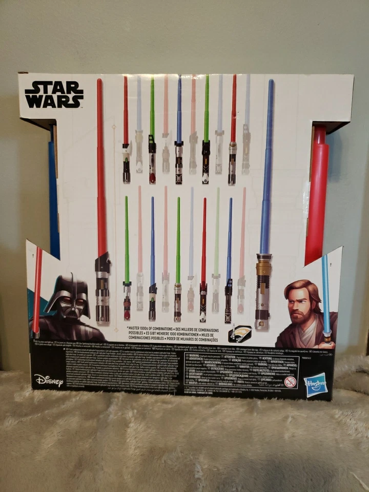 Star Wars: Lightsaber Forge Darth Vader&Obi-Wan Kenobi Toy Set Disney Hasbro-d4B - Image 2 of 2