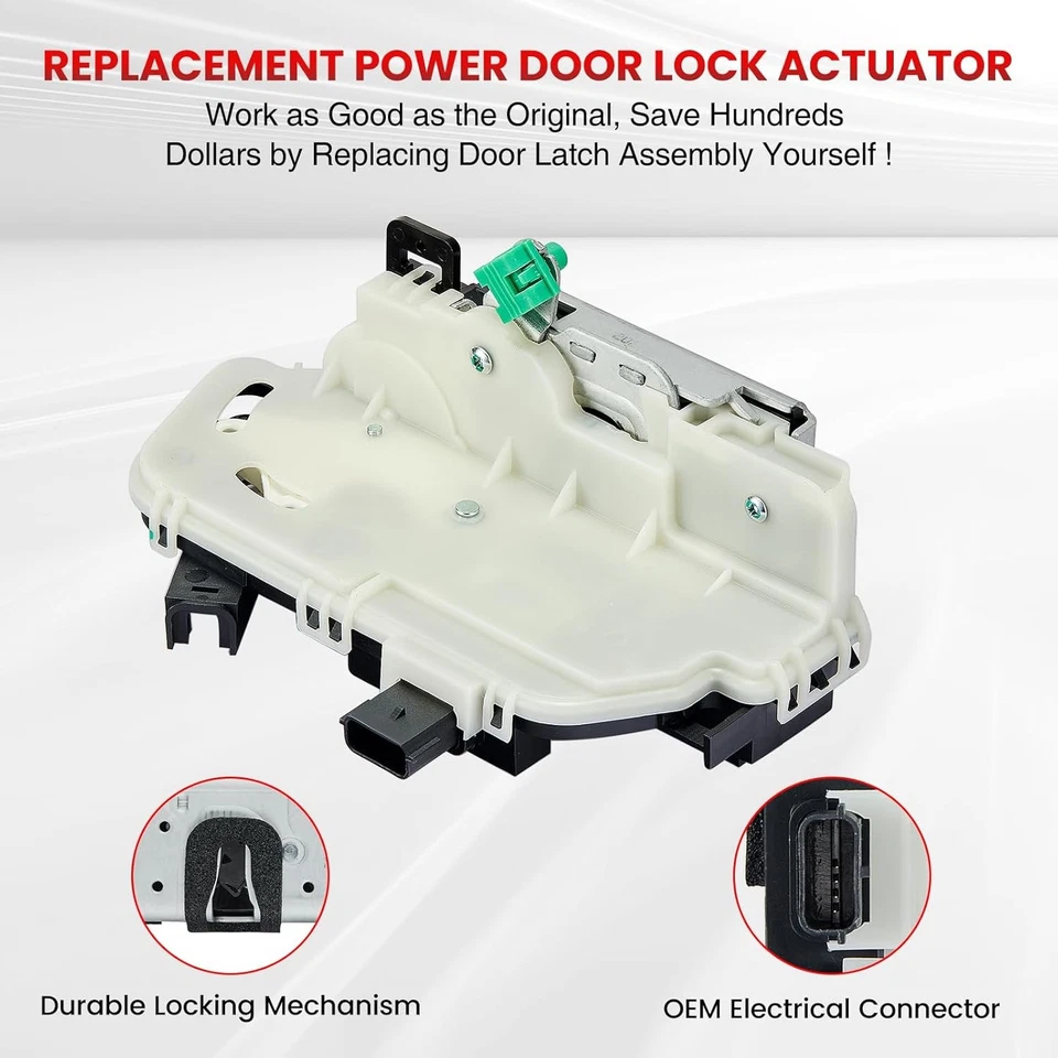 Actuador de bloqueo de puerta trasero derecho para Ford Explorer F-150 Taurus Lincoln Mark LT MKS Foto 2 de 4