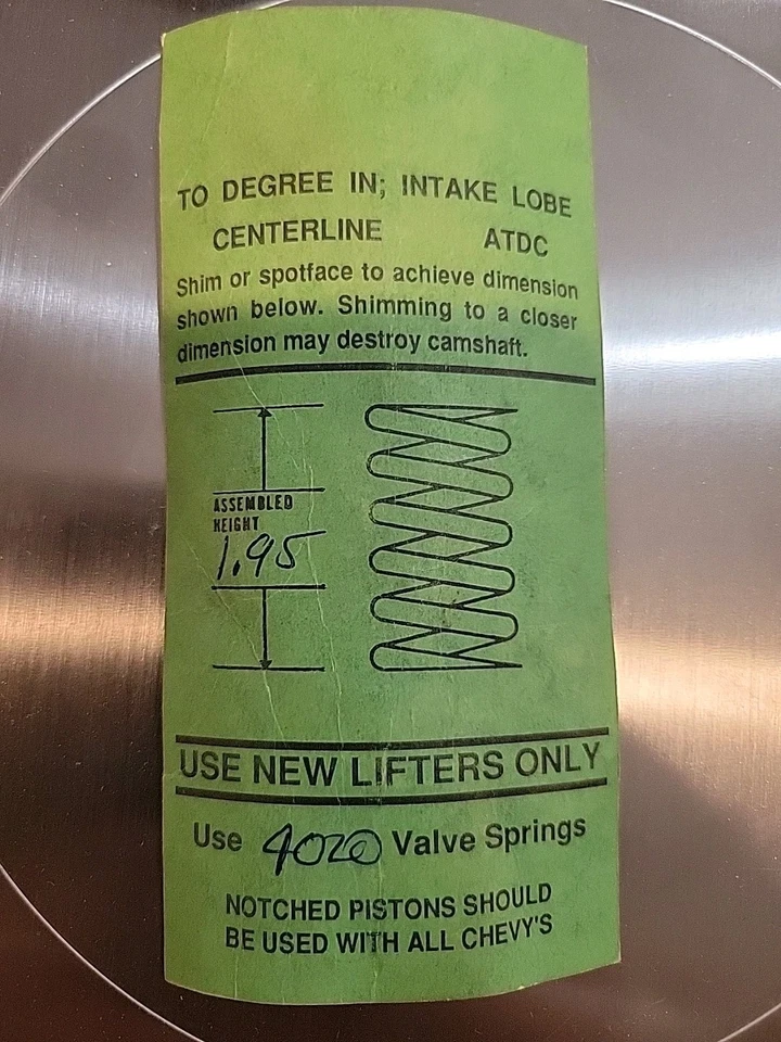 General Kinetics FORD FE ROLLER CAM SHAFT 427 428 390 mustang fairlane Boss 429 - Image 3 of 4
