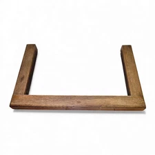 Vintage Oak Fire Fender – Traditional Metal Lined Hearth Surround 89cm Wide