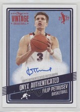2021-22 Onyx Vintage Auto Filip Petrusev #VAFP Auto 1dm4
