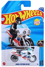 2025 Hot Wheels Honda VFR750R RC30 Moto 4/5 Intl Card HYW51-N7C6