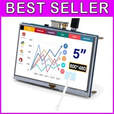 5" Touch Screen Monitor for Raspberry Pi HD Display