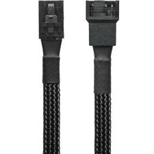 CRJ 4-Pin PWM PC Fan Adapter Cable for Dell Motherboards - 6-inch 15cm , Black