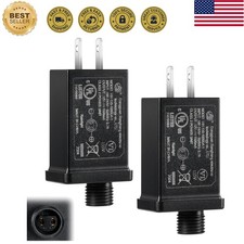 2PCS Replacement Yard Inflatable Adapters,Low Voltage Transformers Plugs