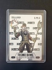 Billiard Tecmo Bowl Bo Jackson Battle Arena Sore Thumb 90 Power ST657 2026