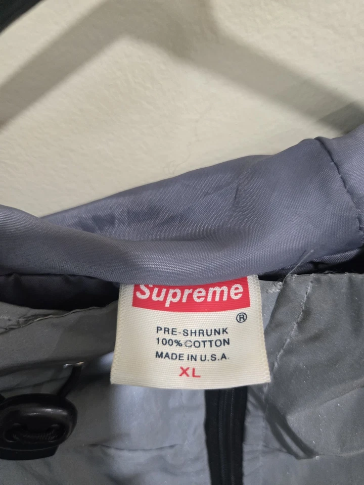 Supreme Reflective Track Jacket - Mens Size XL - Used - Good - Image 3 of 4
