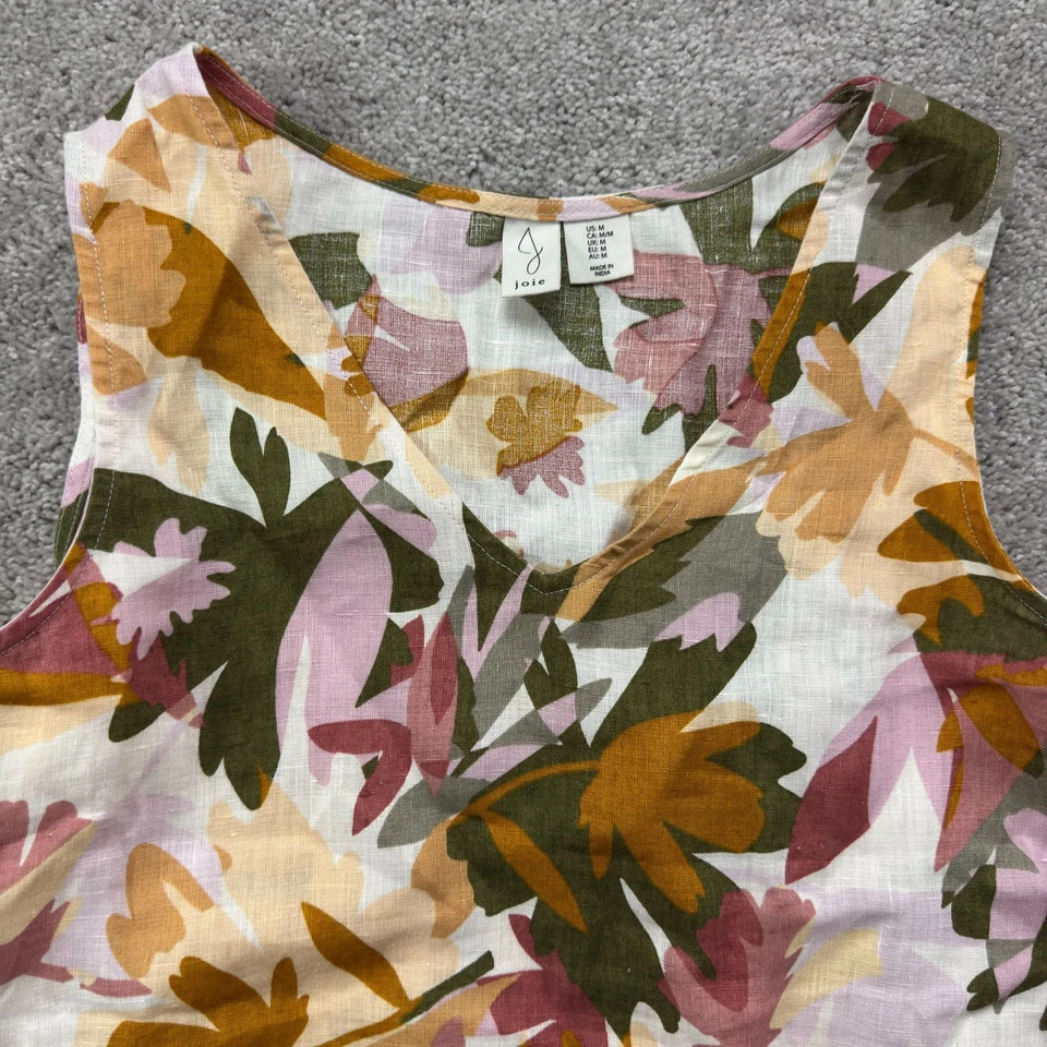 Женская майка Joie Camisole средний размер с цветочным принтом 100% лен - Изображение 3 из 4