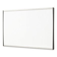 Quartet Magnetic Dry-Erase Board, Steel, 14 x 24, White Surface, Silver Aluminu