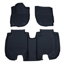 Car Floor Mats For 2016-2022 Honda Hr-v All-weather Tpe Rubber Cargo Liner 3pcs Car Floor Mats For 2016-2022 Honda Hr-v All-weather Tpe Rubber Cargo Liner 3pcs