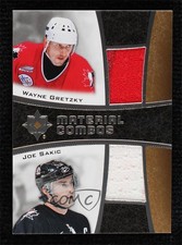 2015-16 Ultimate Collection Material Combos Wayne Gretzky Joe Sakic HOF 0c3