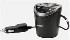 Car and Driver Car Power Station 4 Charging Ports & FM Transmitter Bluetooth