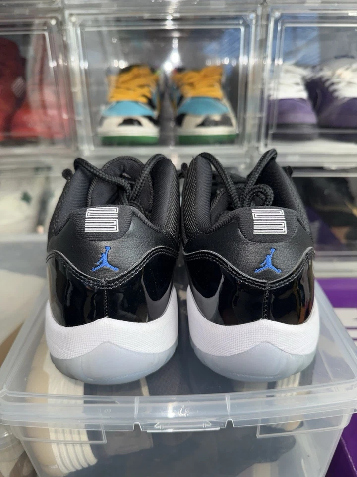 Air Jordan 11 Retro Low Space Jam Talla 10 Negro/Varsity Royal/Blanco Foto 3 de 4