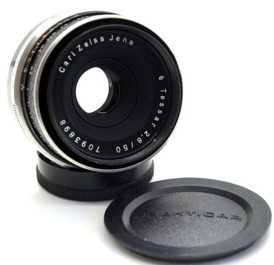 M42 CARL ZEISS JENA TESSAR 2.8/50 ゼブラ Carl Zeiss Jena Tessar lens 2.8/50 mm Zebra M42 Screw mount Rare