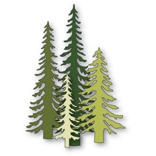 Memory Box Dies Tall Evergreen Trees
