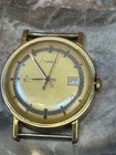 Vintage Men’s Gold Tone Timex Manual Wind Watch.  Runs Needs TLC