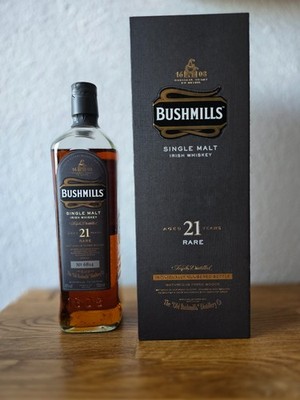 Bushmills 21 Jahre Irish Single Malt Whisky,  Nr. 6814/2011