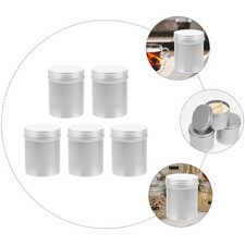  5 Pcs Tragbar, Klein Mini-Runddose Luftdichte Teedosen Für Losen Teeglas
