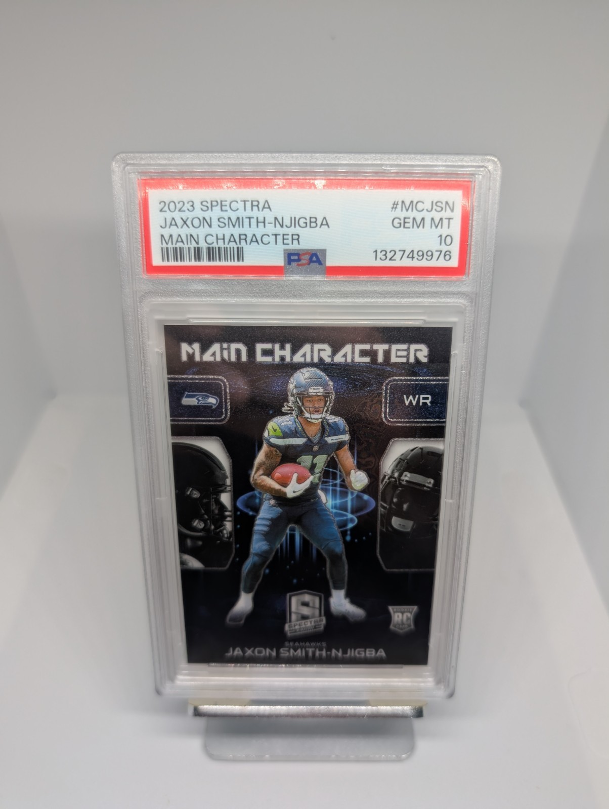2023 Spectra Jaxon Smith-Njigba Main Character SSP PSA GEM MINT 10